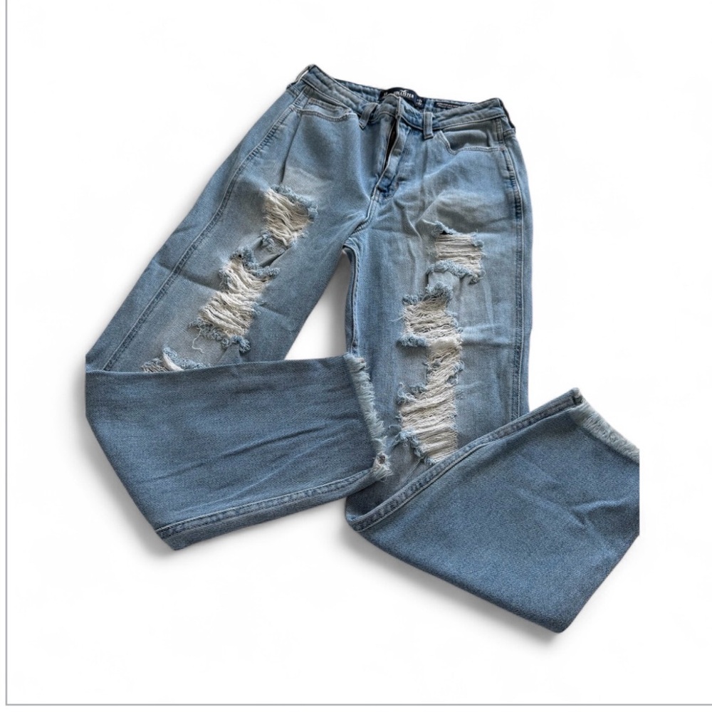 Hollister Women's High Rise Jeans - Light Blue